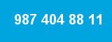 987 404 88 11 987 404 88 11